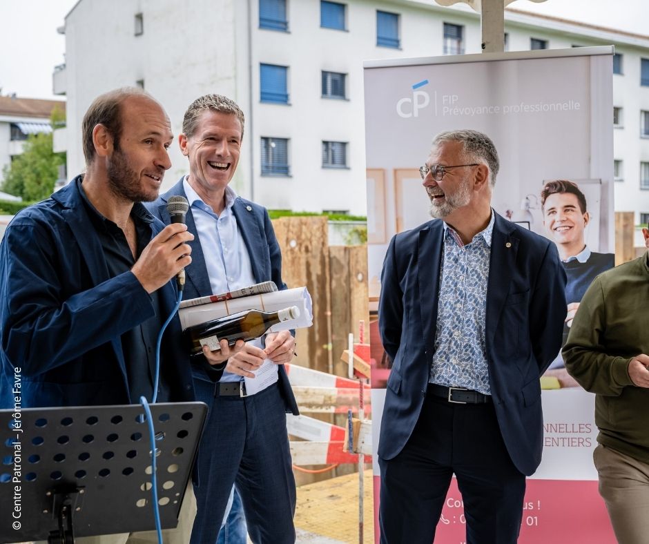 First stone laid in Yverdon!