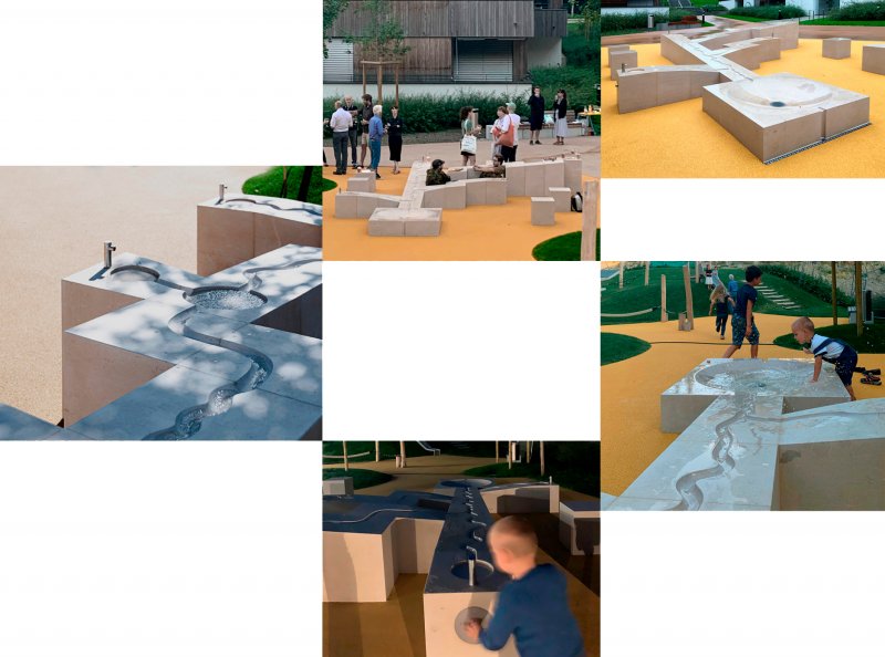 En Cojonnex - Inauguration of art work  from the Schlaepfer/Capt workshop